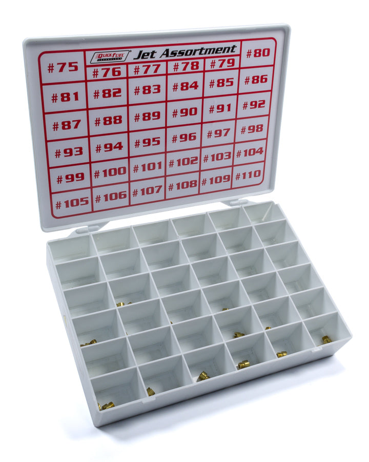 Gas Jet Assortment 75-110 (4 each) Carburetor Jets and Components Quick Fuel Technology
