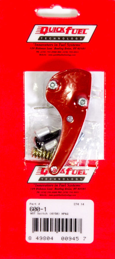 Nitrous Switch - 4150 Carbs Nitrous Oxide Switches Quick Fuel Technology