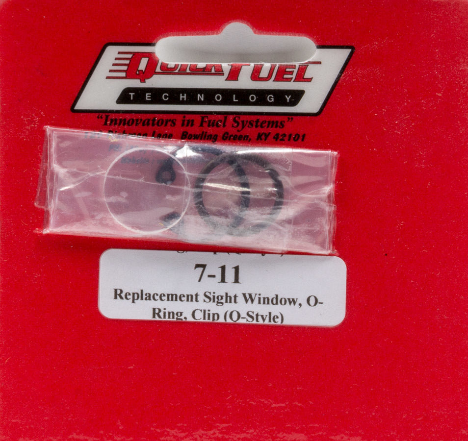 Replacement Sight Window O-Ring Clip (Q-Style) Carburetor Sight Plugs Quick Fuel Technology