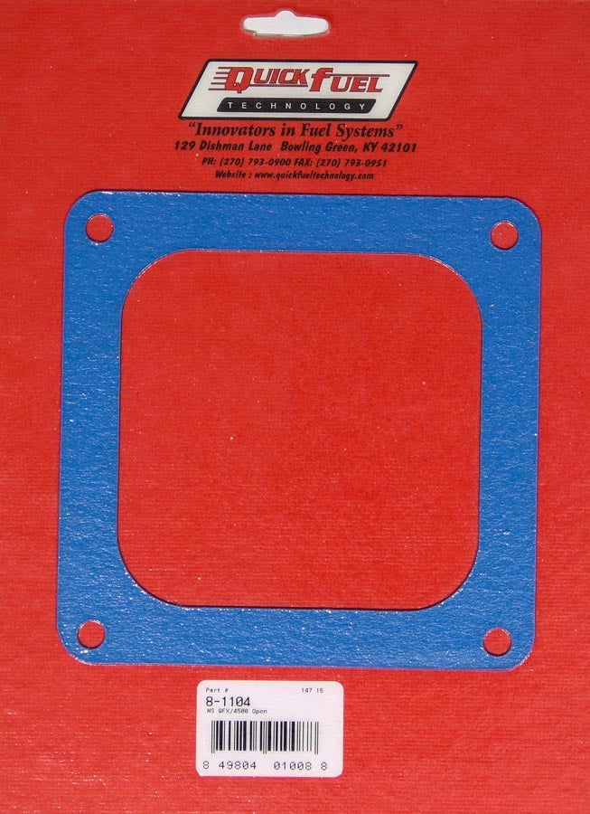 4500 Open Flange Gasket - Non-Stick Carburetor Gaskets Quick Fuel Technology