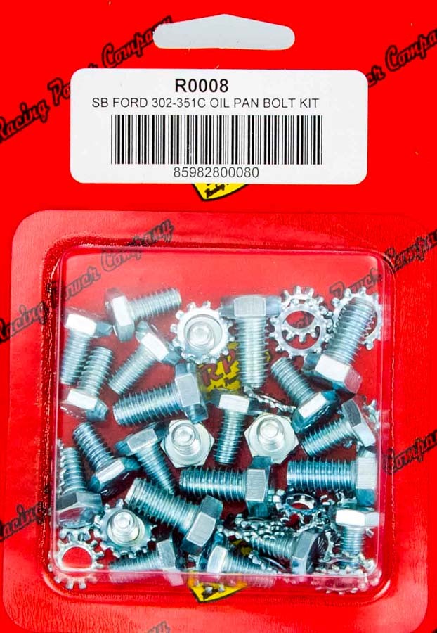 SBF Oil Pan Bolt Kit Oil Pan Fastener Kits Racing Power Company