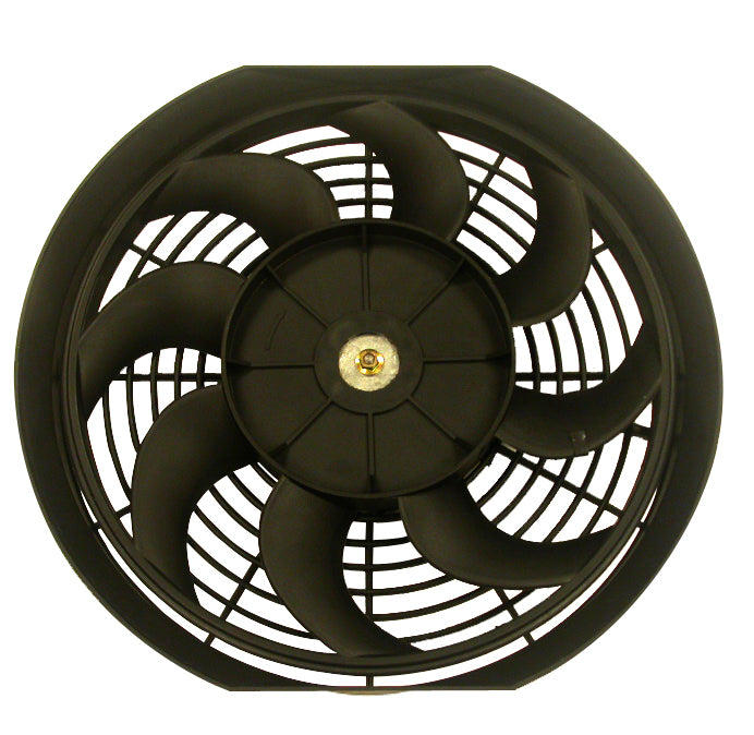 12In Universal Cooling Fan W/Curved Blades 12V Cooling Fans - Electric Racing Power Company