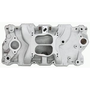 Aluminum Dual Plane Inta ke Manifold (Satin) Intake Manifolds Racing Power Company