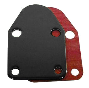 S/B Chevy Fuel Pump Bloc k Off Plate w/Gasket Fuel Pump Block-Off Plates Racing Power Company