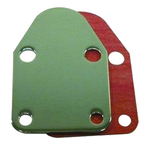SBC Fuel Pump Block-Off Plate Fuel Pump Block-Off Plates Racing Power Company