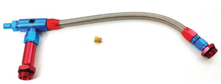 Braided Fuel Line For Ho lley Carburetor Fuel Lines/Logs Racing Power Company