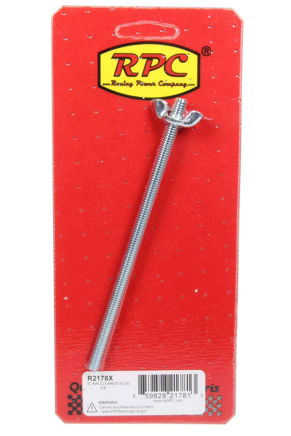 6In Air Cleaner Stud 1/4 -20 Air Cleaner Fastener Kits Racing Power Company