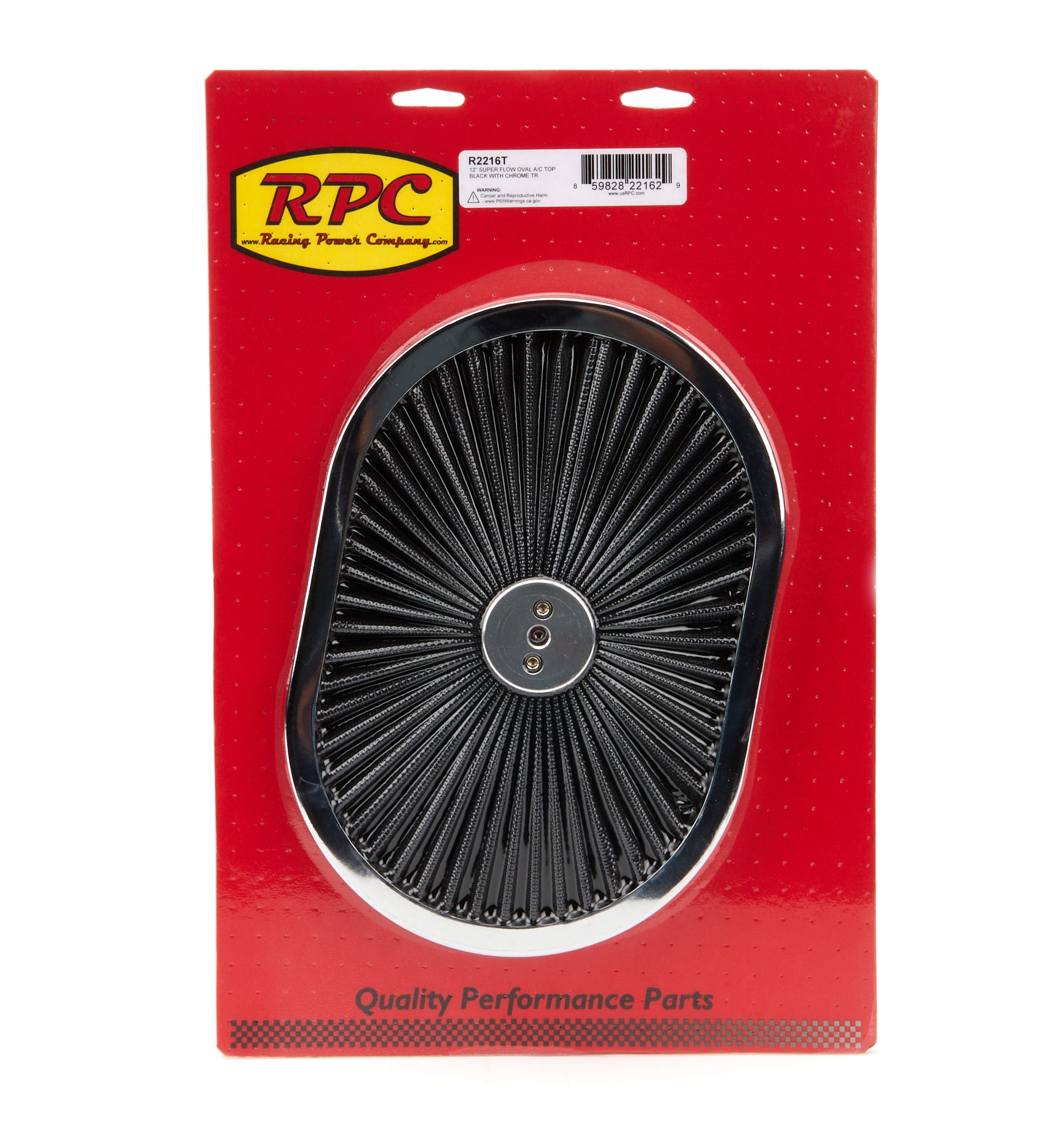 12in Super Flow Oval Air Cleaner Black Mesh Air Cleaner Assembly Components Racing Power Company