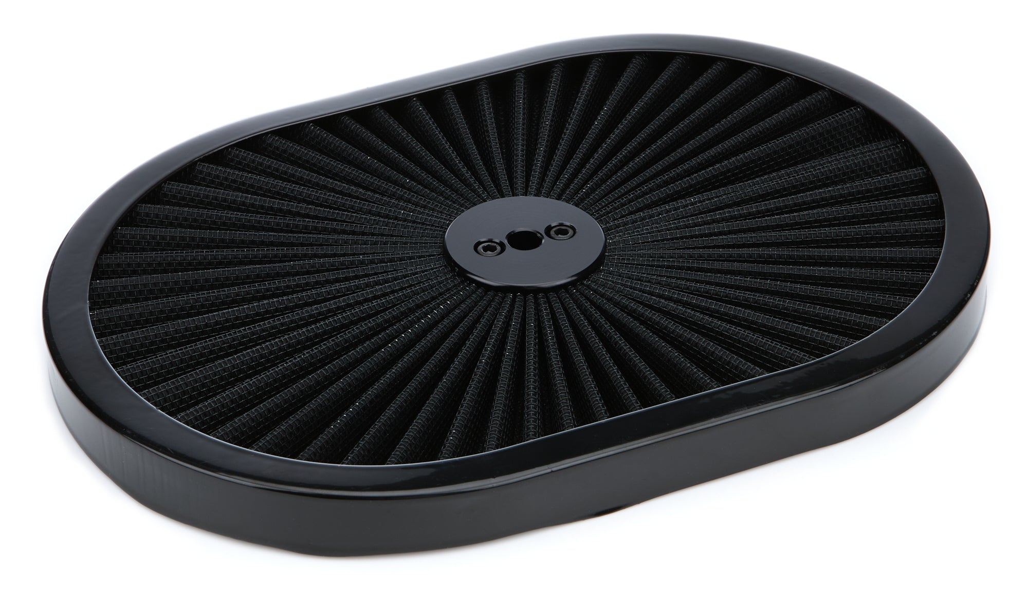 12in Super Flow Oval Air Cleaner Black Air Cleaner Assembly Components Racing Power Company