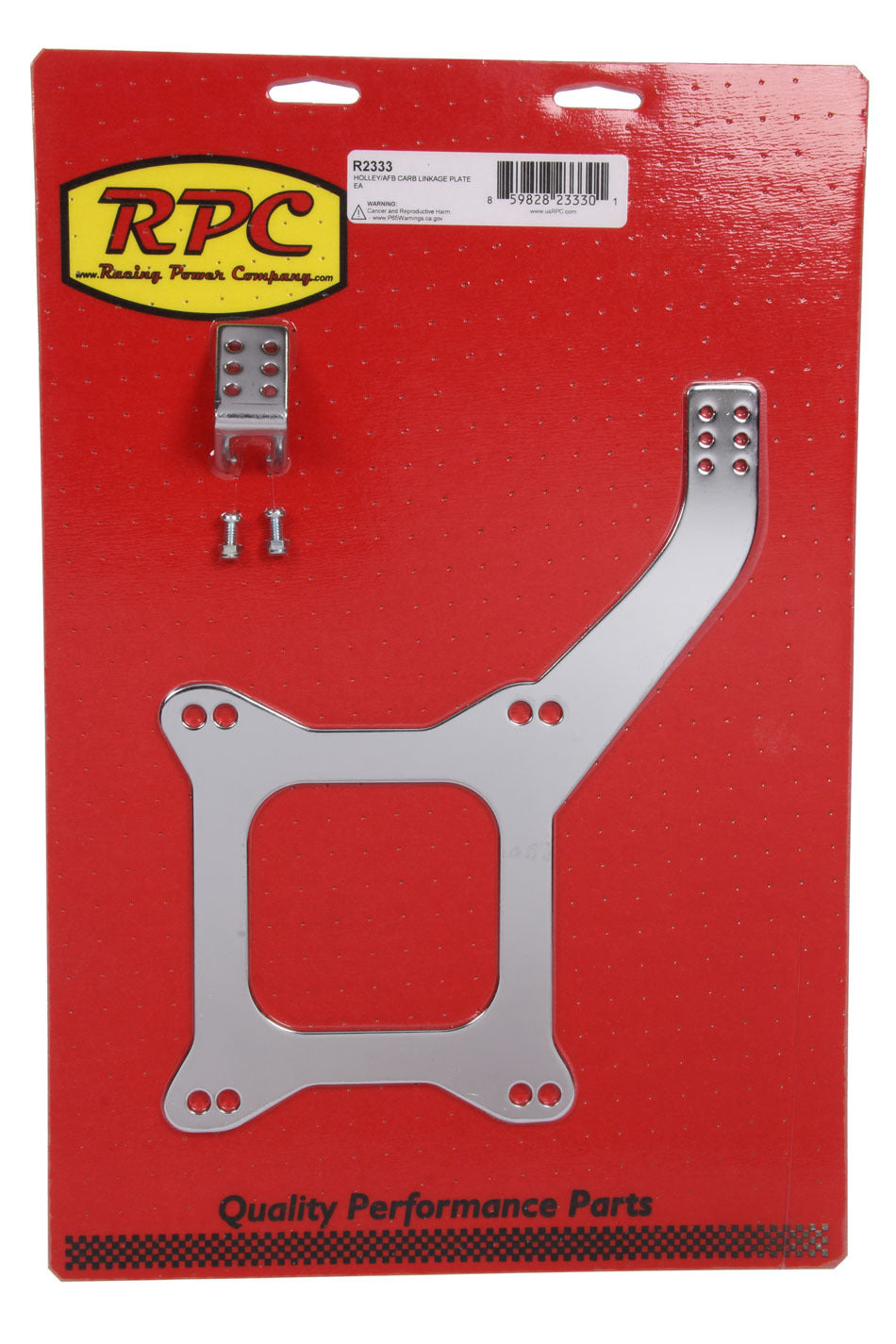 Holley/AFB Carb Linkage Plate Throttle Brackets Racing Power Company