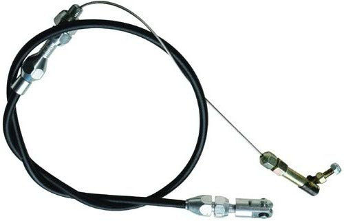 24In Black Throttle Cab le Braided Stainless Throttle Cables Racing Power Company
