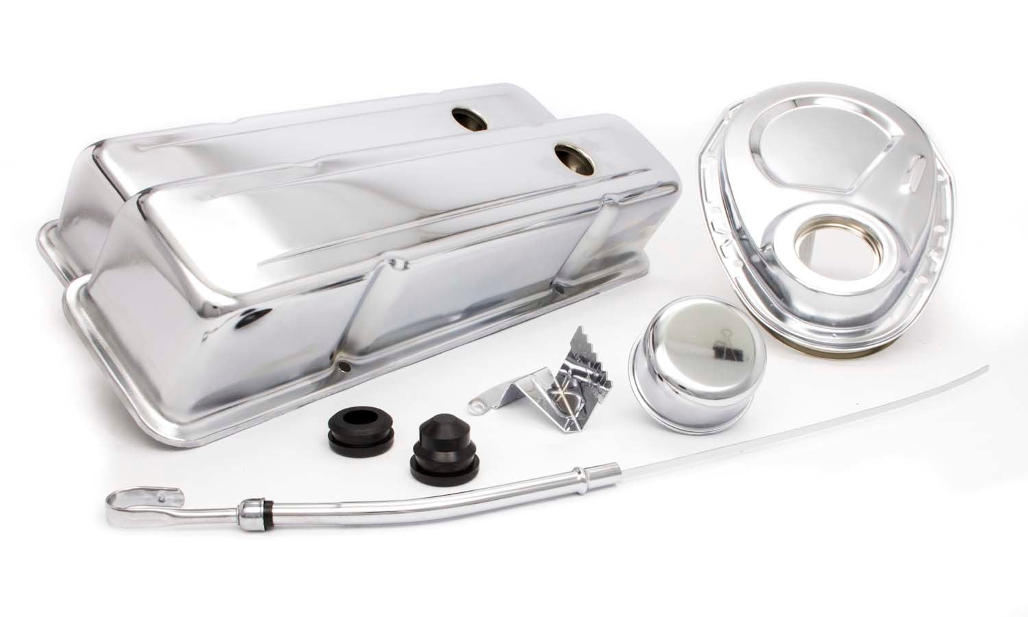 SBC Engine Dress Up Kit w/Tall Valve Covers Dress-Up Kits Racing Power Company