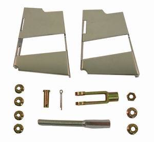 Chrome Brake Booster Br acket Master Cylinder and Reservoir Brackets Racing Power Company