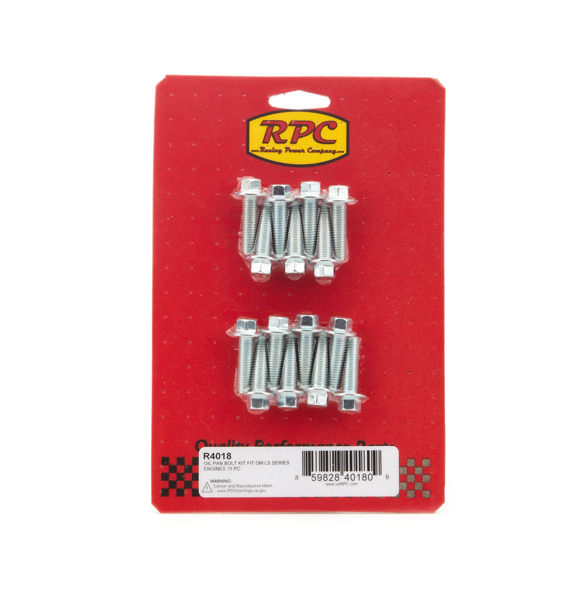 LS Oil Pan Bolt KIt 15Pc Oil Pan Fastener Kits Racing Power Company