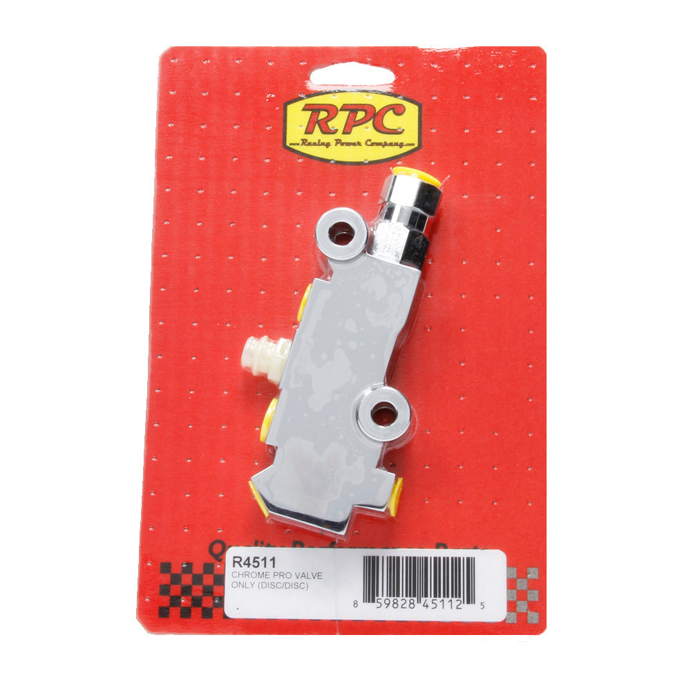 Chrome Prop Valve Only (Disc/Disc) Brake Proportioning Valves Racing Power Company