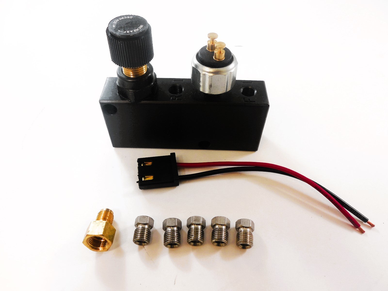 Brake Proportioning Valve Adjustable Black Brake Proportioning Valves Racing Power Company