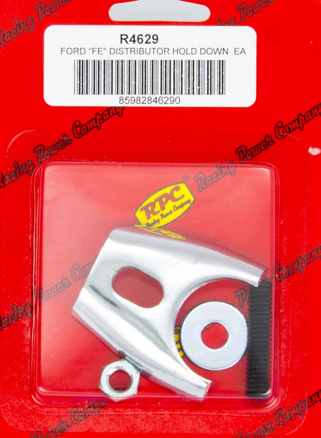 Ford FE Comp Style Distributor Clamp Chrome Distributor Hold Downs Racing Power Company