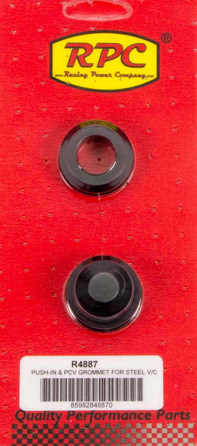 1-1/4 OD x 3/4 ID Steel V/C Rubber Grommets (2) Grommets Racing Power Company