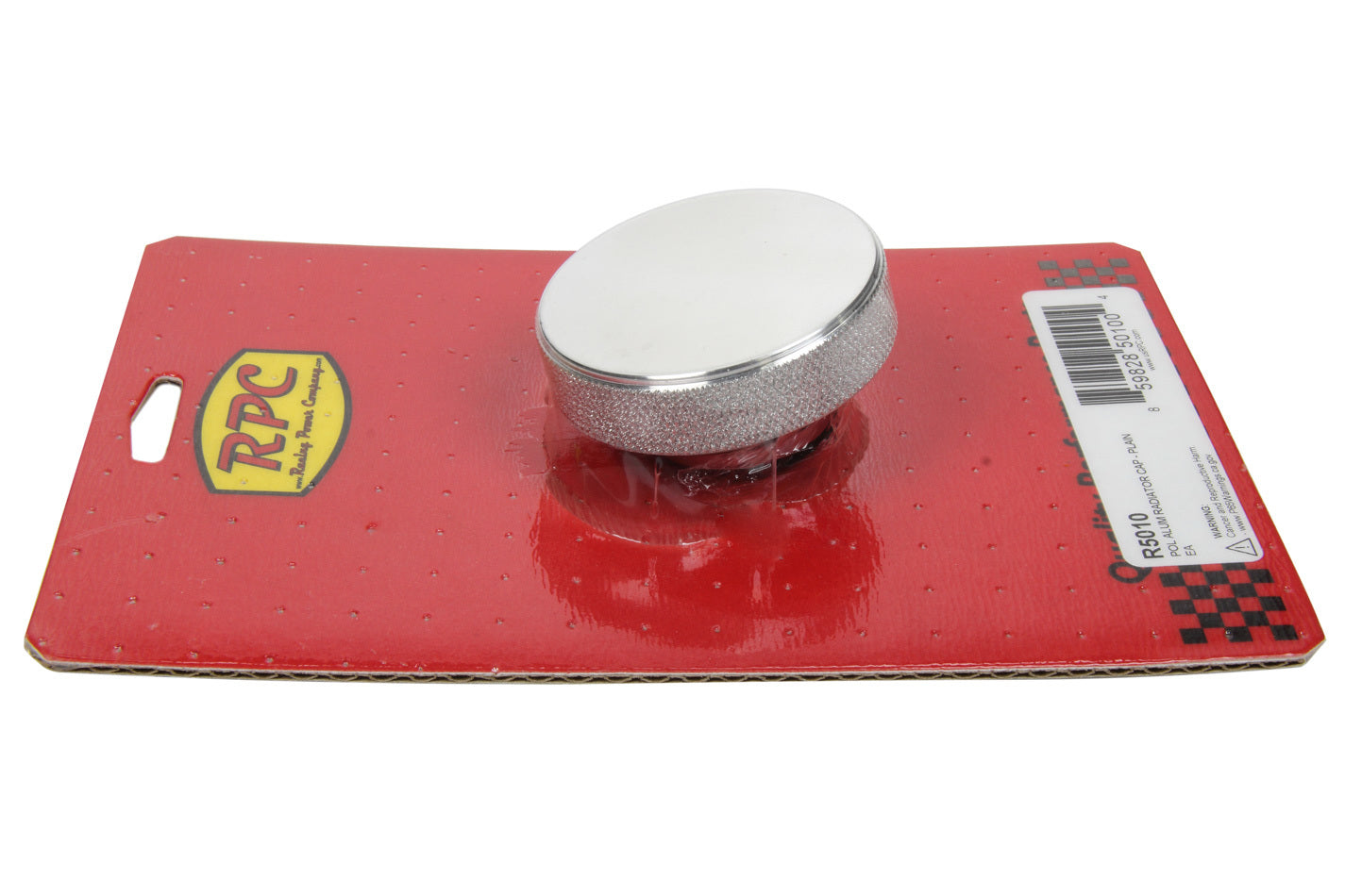 Polished Aluminum Radiator Cap Plain Radiator Caps Racing Power Company