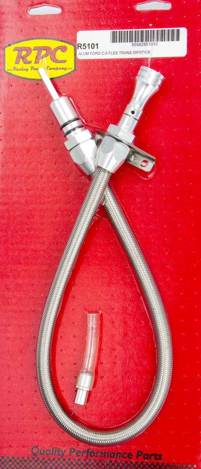 Flexible Trans Dipstick Ford C6 F/W Mount Automatic Transmission Dipsticks Racing Power Company