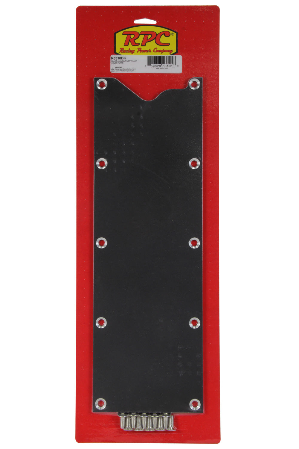 Billet LS1 Valley Cover Plate Black Intake Valley Covers Racing Power Company