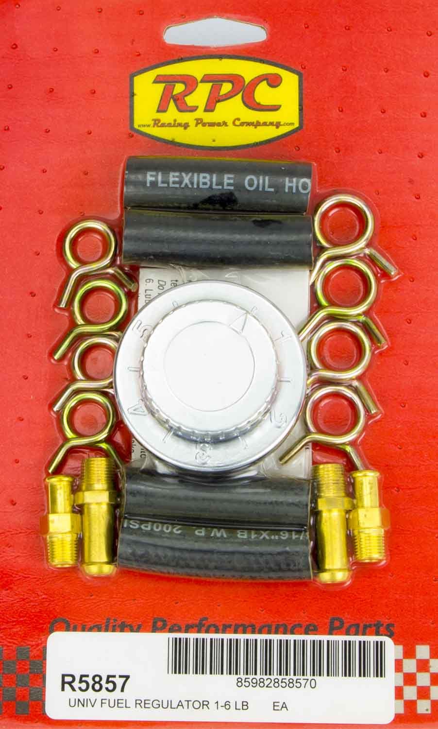 5/16in & 3/8in Adj. Fuel Regulator Fuel Pressure Regulators Racing Power Company
