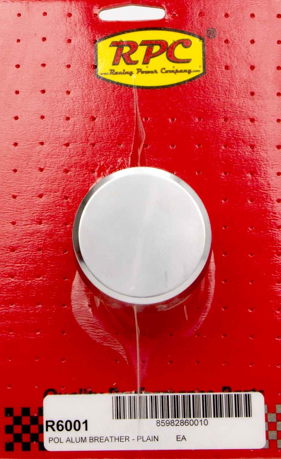 Alum Plain Push In Breather Polished Valve Cover Breathers and Components Racing Power Company