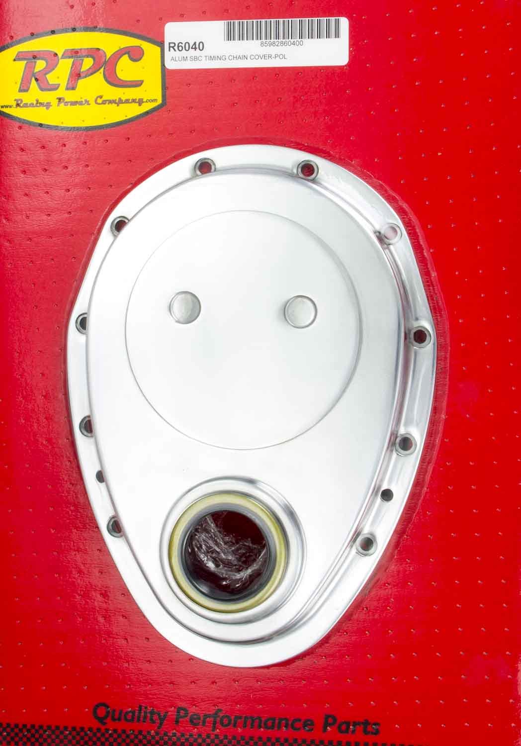 SBC Alum Timing Cover Polished Timing Covers Racing Power Company