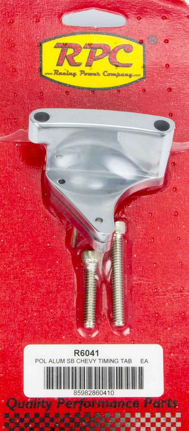 SBC Alum Timing Tab Polished Timing Pointers Racing Power Company