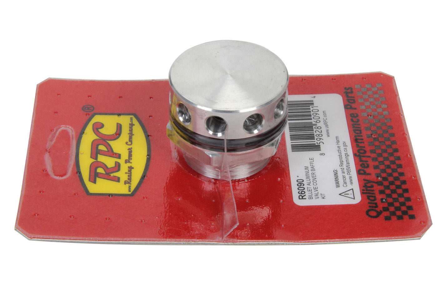 Billet Aluminum Valve Co ver Baffle Kit Valve Cover Breathers and Components Racing Power Company