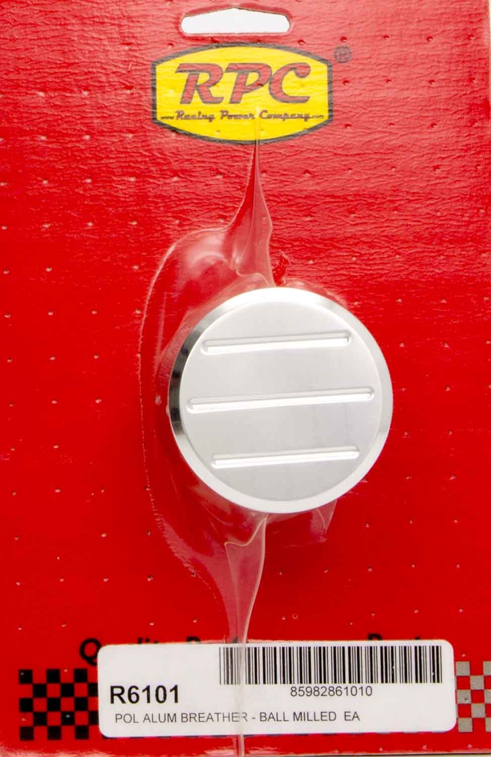 Alum Ball Milled Push In Breather Polished Valve Cover Breathers and Components Racing Power Company