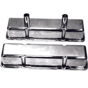 Polished Alum SB Chevy Circle Track Valve Cover Valve Covers Racing Power Company