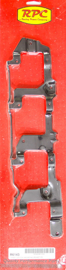 LS Coil Mounting Bracket Pair Black Steel Ignition Coil Brackets Racing Power Company