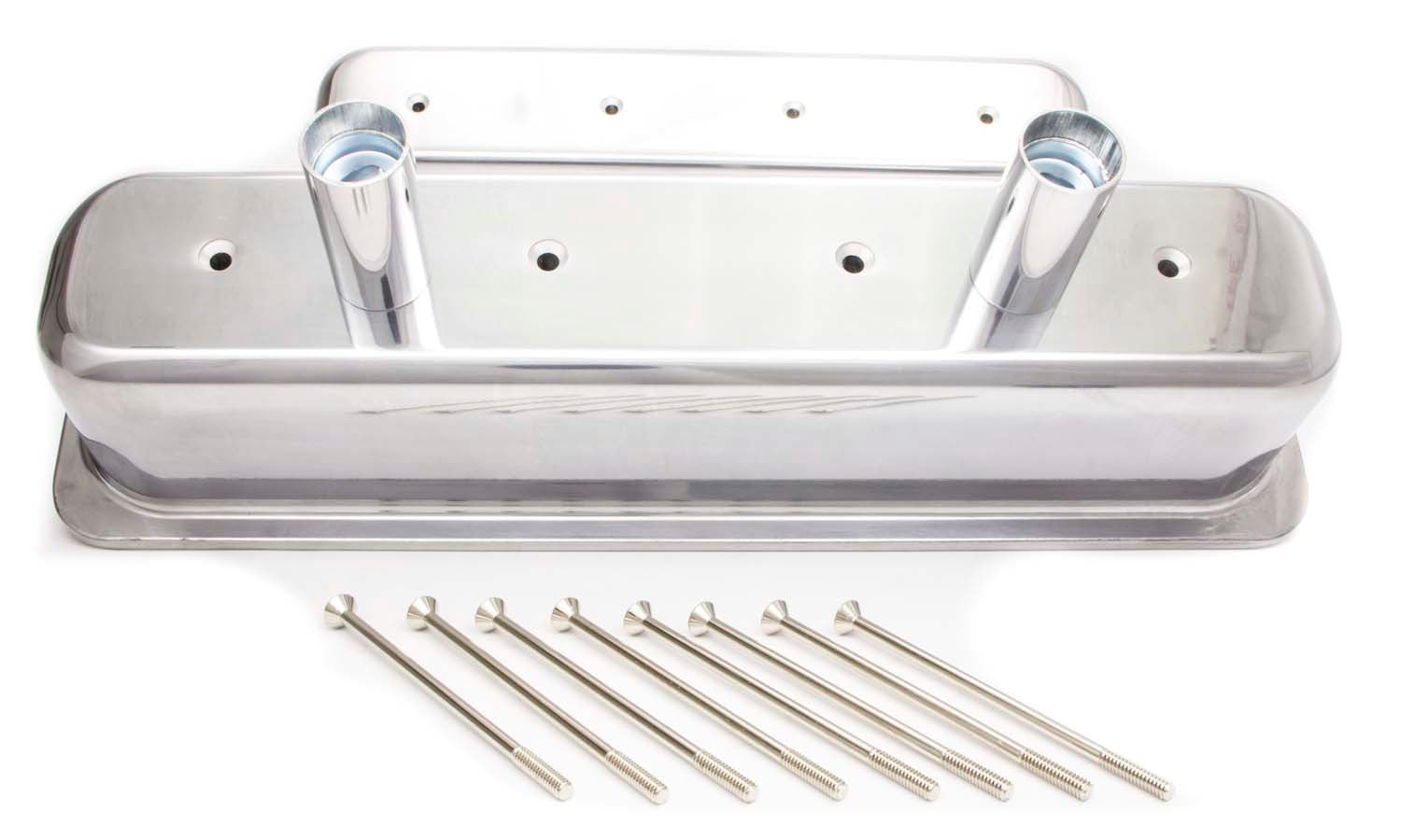 SBC Alum Tall C/T Center Bolt V/C w/Tubes Valve Covers Racing Power Company