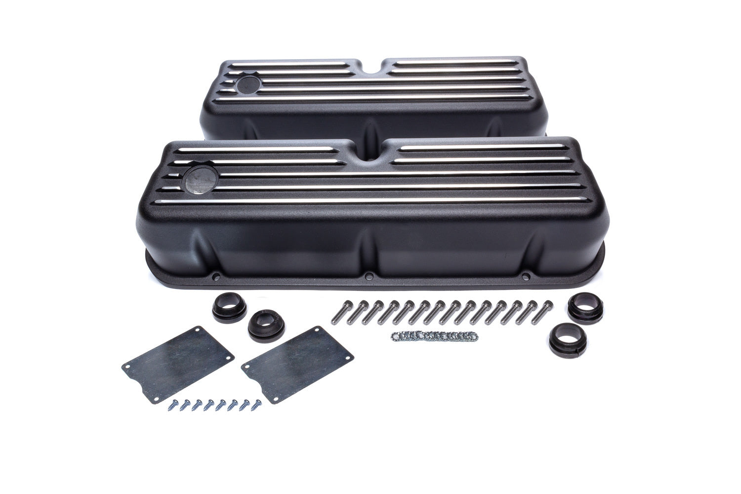 Black Aluminim Valve Covers Ford SBF Tall Valve Covers Racing Power Company