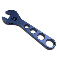 9In Adjustable Aluminum Wrench Blue Wrenches Racing Power Company