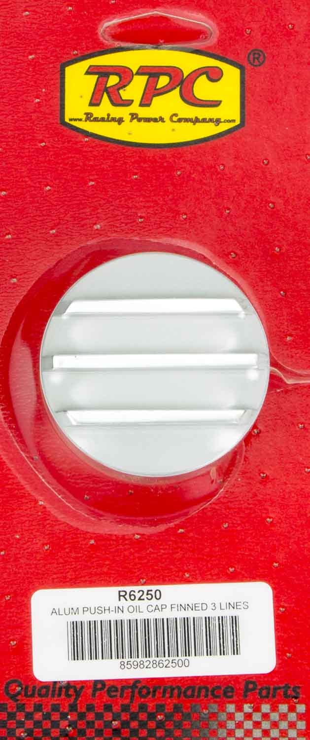 Alum Finned Oil Push In Polished Valve Cover Filler Tubes and Caps Racing Power Company