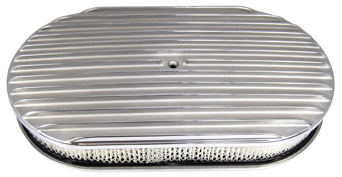 Pol Alum 15X2 All Finned Air Cleaner Kit Paper Air Cleaner Assemblies and Air Intake Kits Racing Power Company