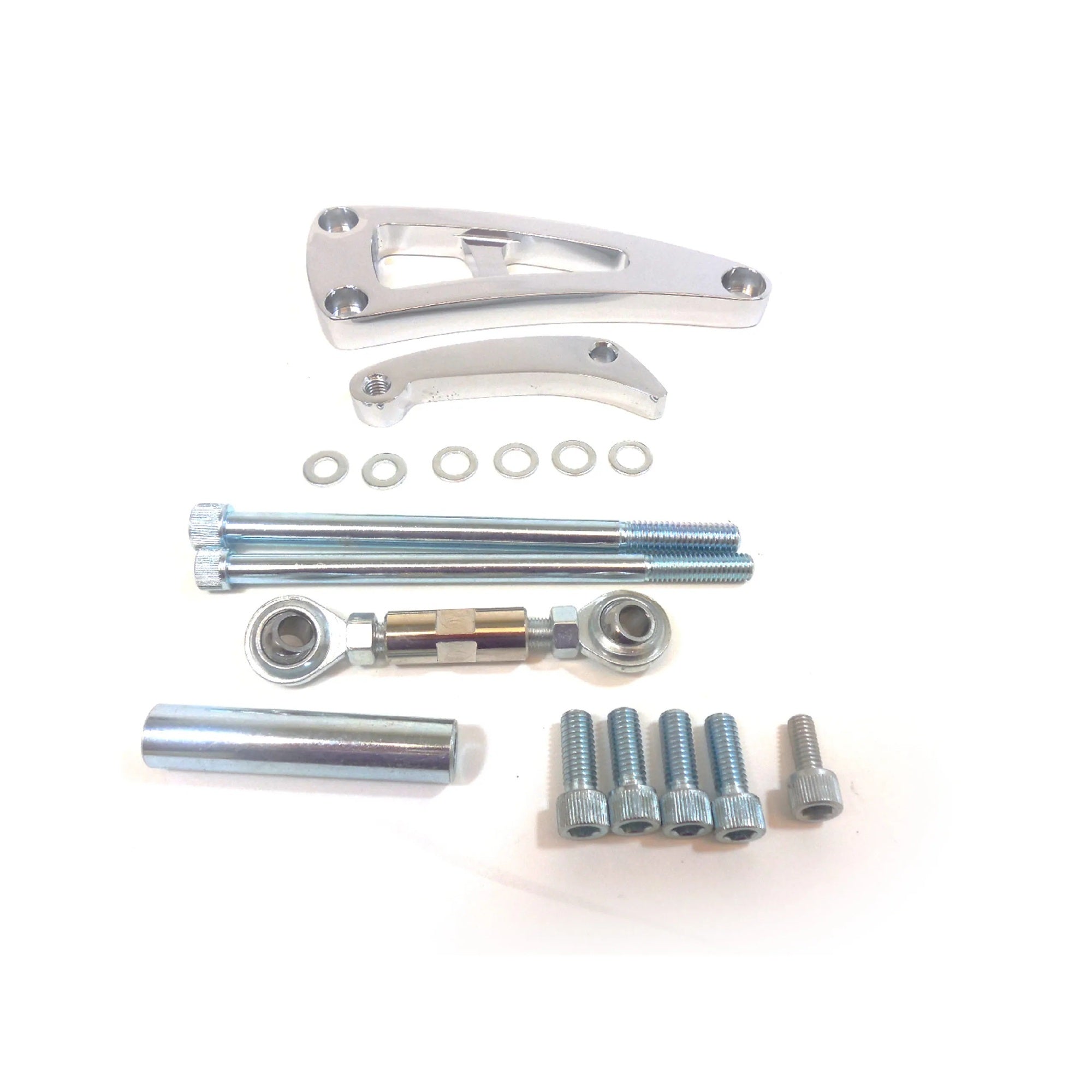 Chrome Alum BB Chevy Alternator Bracket Alternator Brackets and Components Racing Power Company