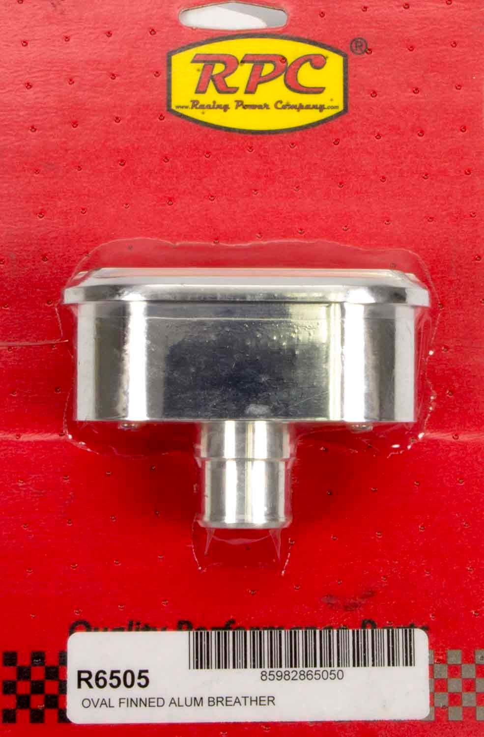 Alum Finned V/C Breather Polished Valve Cover Breathers and Components Racing Power Company
