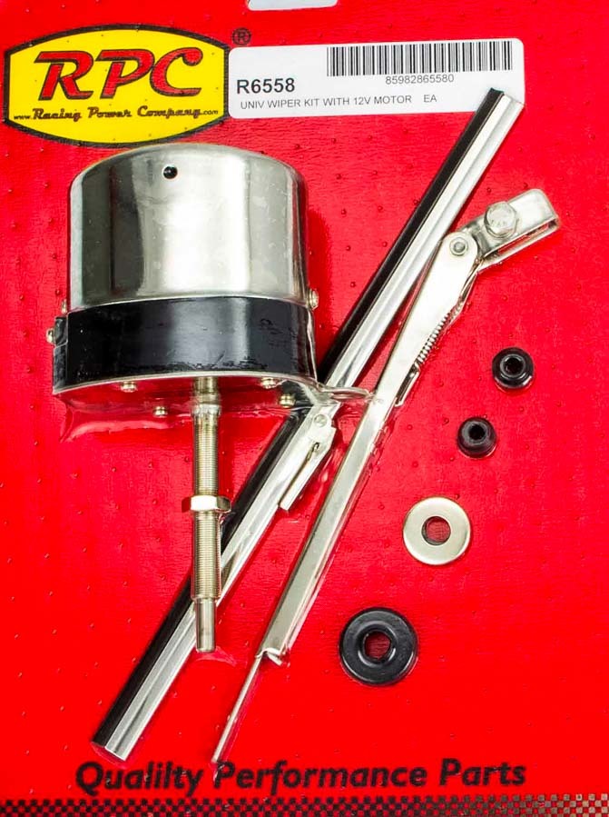 12v S/S Wiper Motor w/Arm & Blade Windshield Wiper Kits Racing Power Company