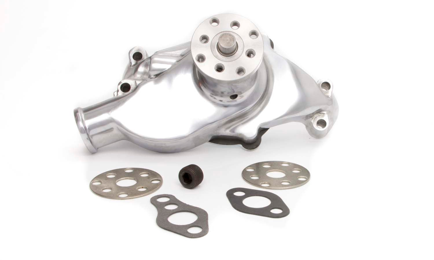 55-68 SBC Alum Short Water Pump 5/8 Shaft Water Pumps - Mechanical Racing Power Company