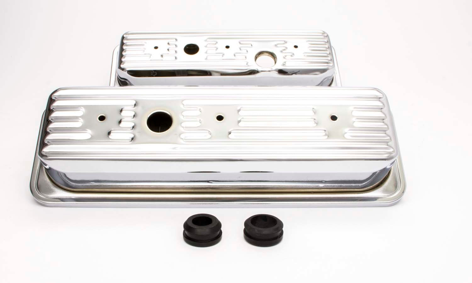 85-93 GM 4.3L V6 Steel Short V/C Chrome Valve Covers Racing Power Company