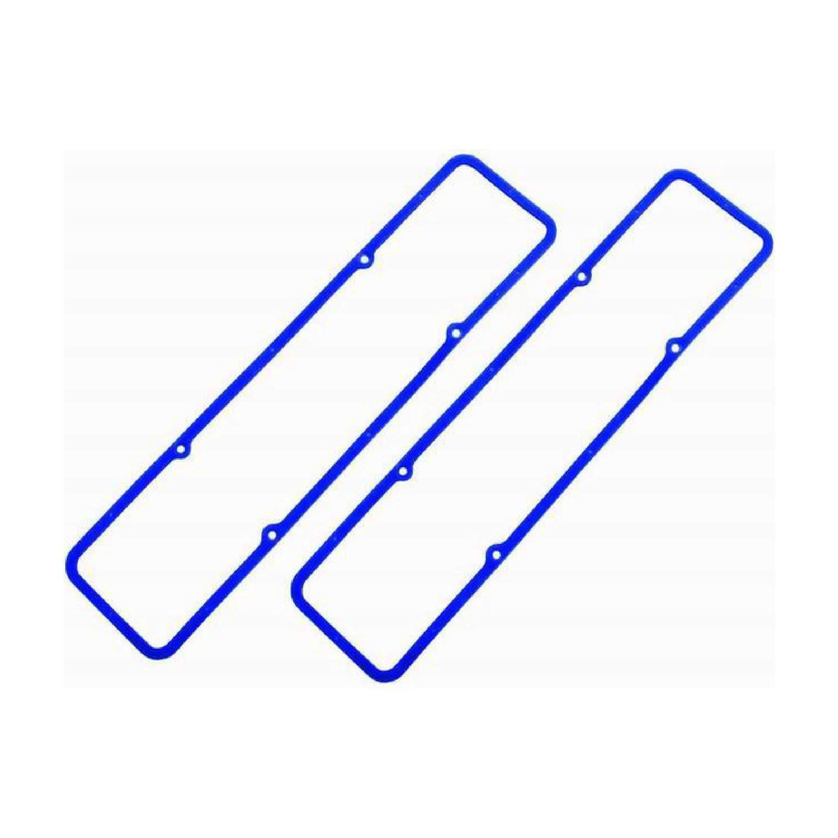 Blue Rubber SB Chevy Valve Cover Gaskets Pair Valve Cover Gaskets Racing Power Company