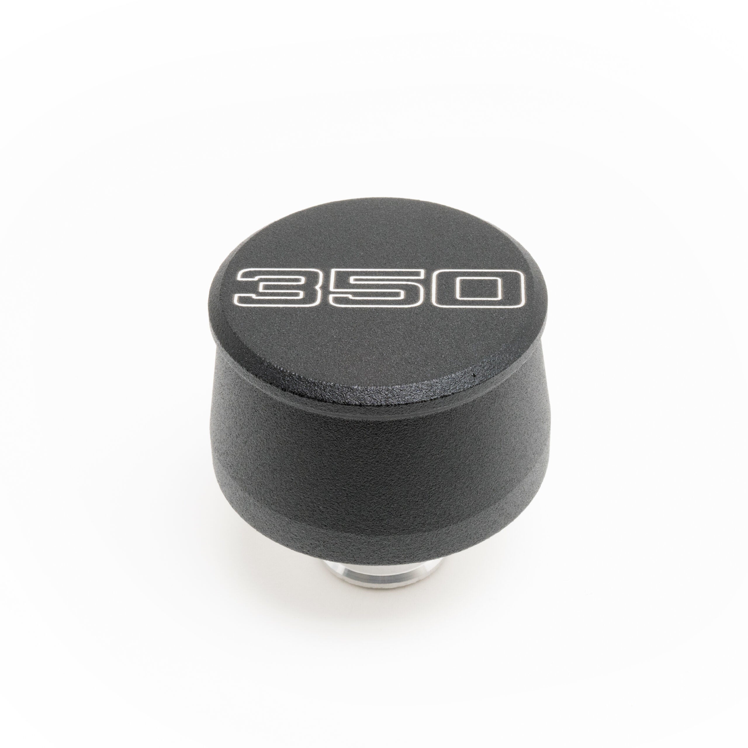 Valve Cover Breather 350 Logo Black Each Valve Cover Breathers and Components Racing Power Company