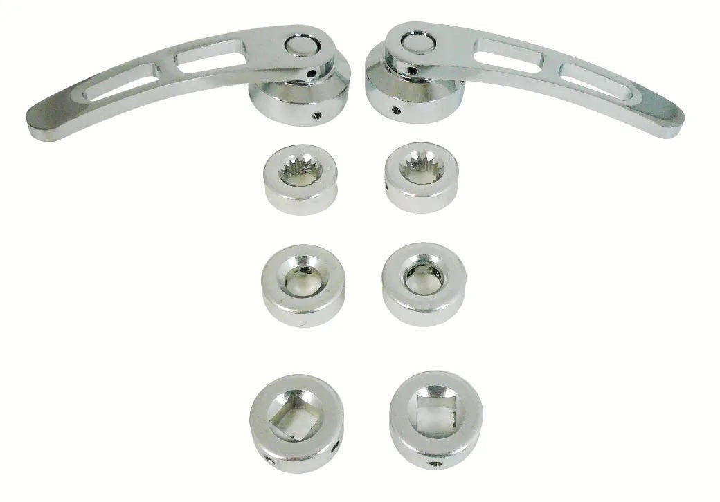 Chrome Alum Door Handle 4-1/4In Long Door Handles/Pulls - Interior Racing Power Company