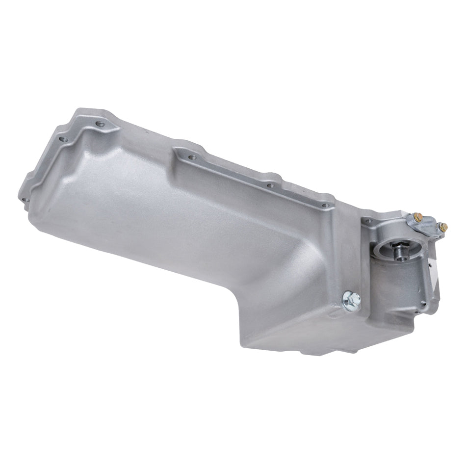 GM LS Engine Aluminum Oil Pan 5.5 Qt. Satin Engine Oil Pans Racing Power Company
