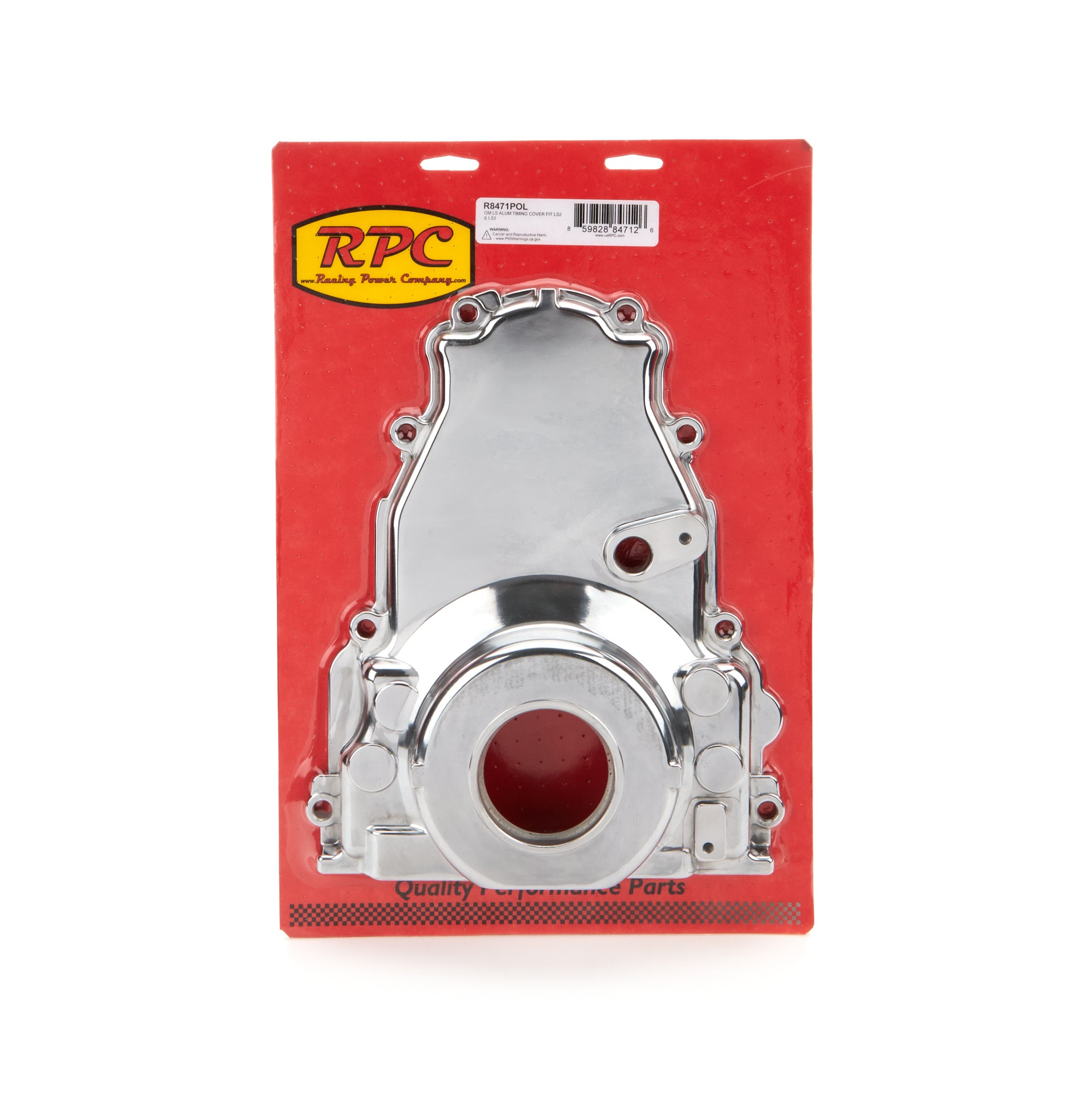 GM LS Engine Aluminum Ti ming Cover Fits LS2/LS3 Timing Covers Racing Power Company