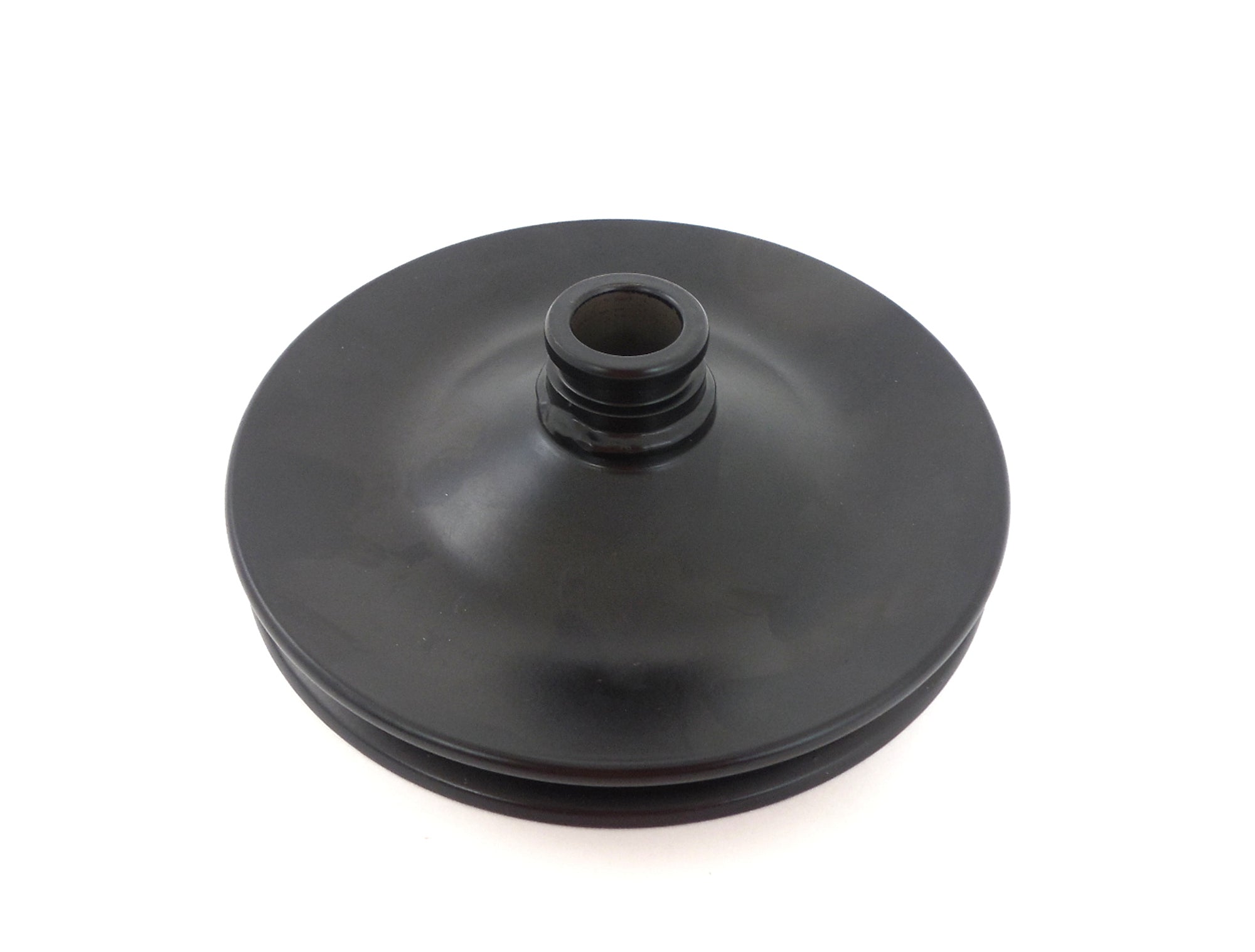 GM Power Steering Pulley Single Groove Black Power Steering Pulleys Racing Power Company