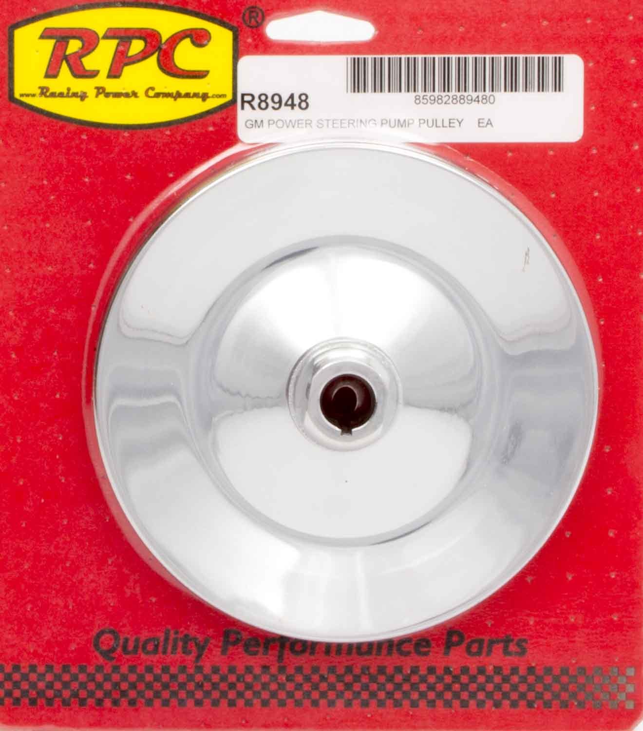 GM P/S Pulley Chrome Power Steering Pulleys Racing Power Company